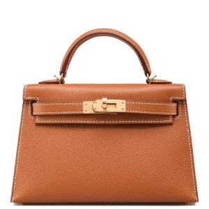 Hermès Kelly Sellier 20 Gold 37 Epsom 2024 W
