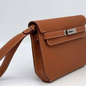 Hermès Kelly Depeche 25 Gold 37 Togo