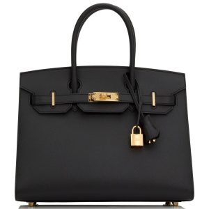 Hermès Birkin Sellier 35 Black 89 Epsom 2020 Y