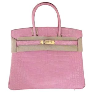 Hermès Birkin  30 Bubblegum L4 Alligator Matt 2021 Z