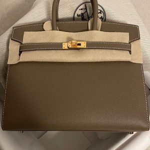 Hermès Birkin  25 Etoupe  18 Epsom 2024 W