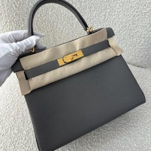 Hermès Kelly  28 Gris Meyer 0L Togo 2024 W
