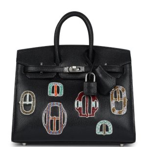 Hermès Birkin Bouclerie Moderne Casaque & Sellier 20 Black 89 Chèvre Chamkila N/A N/A