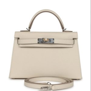Hermès Kelly Sellier 20 Craie  10 Epsom 2025 K
