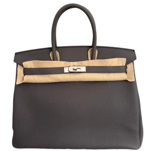 Hermès Birkin  35 Gris Etain 8F Togo 2019 D