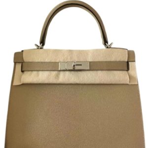 Hermès Kelly Sellier 28 Poussiere 1C Epsom 2025 W