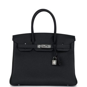 Hermès Birkin  30 Black 89 Togo 2016 X