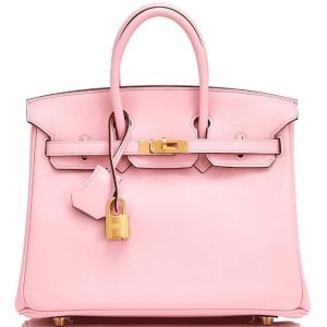 Hermès Birkin  25 Rose Sakura 3Q Swift 2015 T