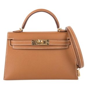 Hermès Kelly Sellier 20 Gold 37 Epsom 2024 W