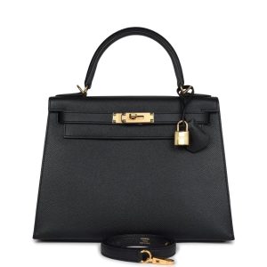 Hermès Kelly Sellier 28 Black 89 Epsom N/A N/A