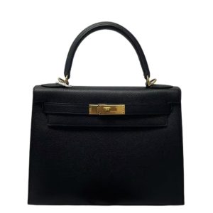 Hermès Kelly Sellier 28 Black 89 Epsom N/A N/A