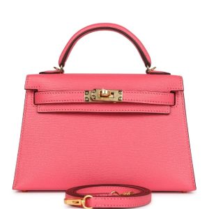 Hermès Kelly  20 Rose Azalee 8W Chevre Myzore N/A N/A