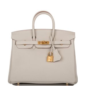 Hermès Birkin  25 Gris Pearl 80 Togo 2024 W