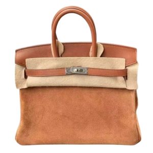 Hermès Birkin  25 Gold 37 Grizzly 2022 U