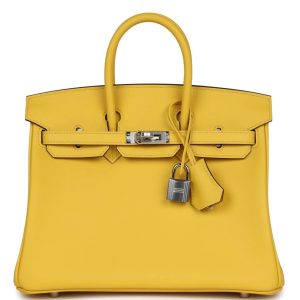 Hermès Birkin  25 Jaune de Naples 9O Swift 2024 W