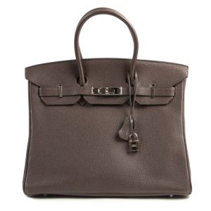 Hermès Birkin  35 Chocolat  47 Togo 2018 C