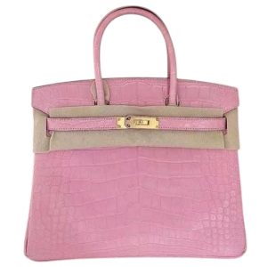 Hermès Birkin  30 Bubblegum L4 Alligator Matt 2021 Z