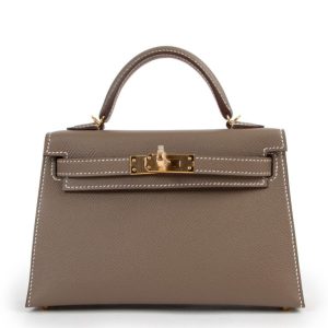 Hermès Kelly Sellier 20 Etoupe  18 Epsom 2025 K