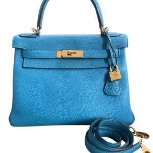 Hermès Kelly  25 Blue Hydra  T71 Togo 2025 W