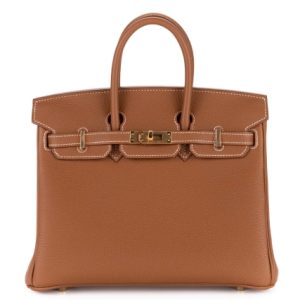 Hermès Birkin  25 Gold 37 Togo 2025 W