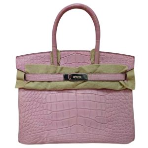 Hermès Birkin  30 Bubblegum L4 Alligator Matt 2012 P