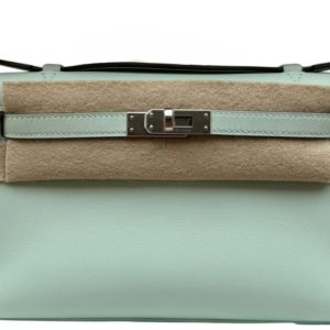 Hermès Kelly Pochette Vert Peppermint N3 Swift 2025 K