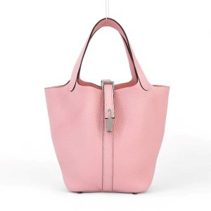Hermès Picotin  18 Rose Sakura 3Q Clemence 2025 N/A