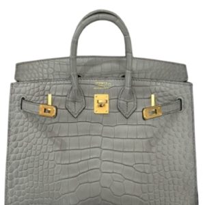 Hermès Birkin  20 Gris Ciment 0V Alligator Matt 2025 W