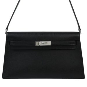 Hermès Kelly Elan Black 89 Chevre Myzore 2023 B