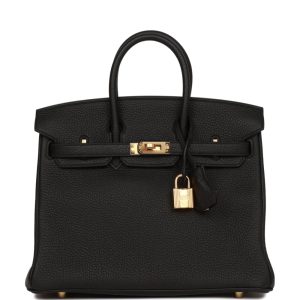 Hermès Birkin  25 Black 89 Togo 2020 Y