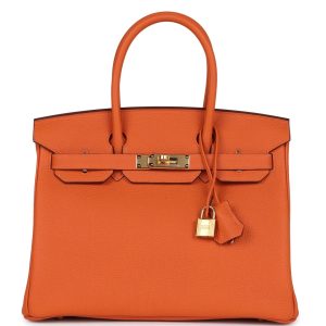 Hermès Birkin  30 Orange H 93 Togo 2010 N