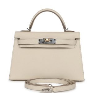 Hermès Kelly Sellier 20 Craie  10 Epsom 2025 K