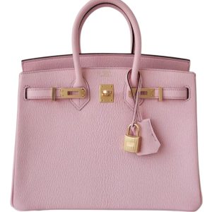 Hermès Birkin  25 Rose Sakura 3Q Chevre Myzore N/A N/A