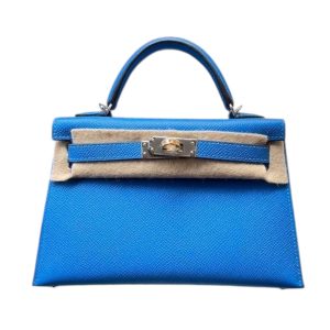 Hermès Kelly Sellier 20 Blue Hydra  T71 Epsom 2025 W