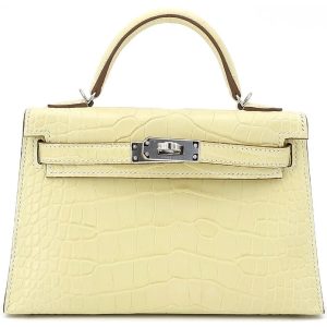 Hermès Kelly  20 Vanille Y1 Alligator Matt 2024 W