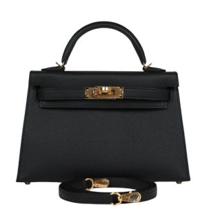 Hermès Kelly HSS & Sellier & Verso 20 Black 89 Epsom 2025 K