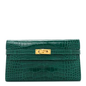 Hermès Kelly To Go Vert Emerald 6Q Alligator Shiny N/A N/A