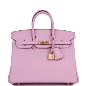 Hermès Birkin  25 Mauve Sylvestre X9 Swift 2021 Z
