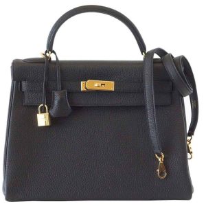 Hermès Kelly  32 Black 89 Togo 2019 D