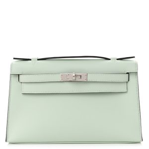 Hermès Kelly Pochette Vert Peppermint N3 Swift N/A N/A