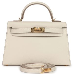 Hermès Kelly Sellier 20 Craie  10 Epsom 2022 U