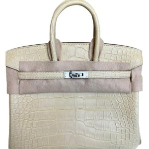 Hermès Birkin  25 Vanille Y1 Alligator Matt 2024 W