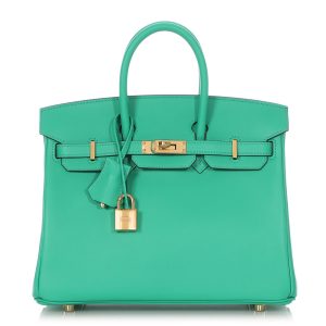Hermès Birkin  25 Vert Menth 6W Swift 2021 Z
