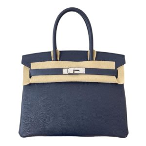 Hermès Birkin  30 Blue Nuit 2Z Togo 2017 A