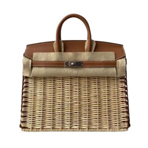 Hermès Birkin Picnic 25 Gold 37 Wicker, Swift 2022 U