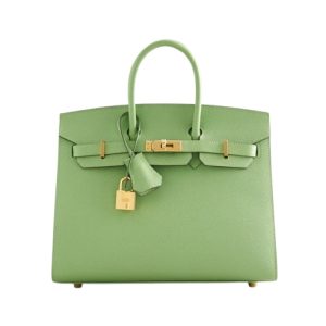 Hermès Birkin Sellier 25 Vert Criquet 3I Epsom 2020 Y
