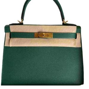 Hermès Kelly  28 Vert Moyen 65 Epsom 2025 W