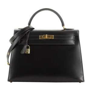 Hermès Kelly  25 Black 89 Box 2023 B
