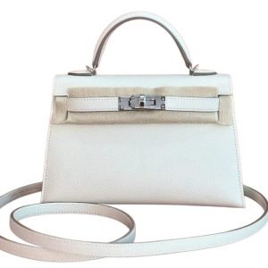 Hermès Kelly Sellier 20 Craie  10 Epsom 2019 D