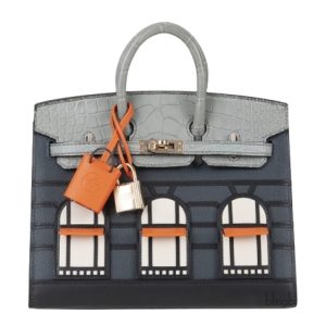 Hermès Birkin Faubourg 20 Black 89, Craie  10, Gris Ciment 0V, Gris Misty H0, Orange H 93 Alligator Matt, Epsom, Madame, Swift, Sombrero 2025 W